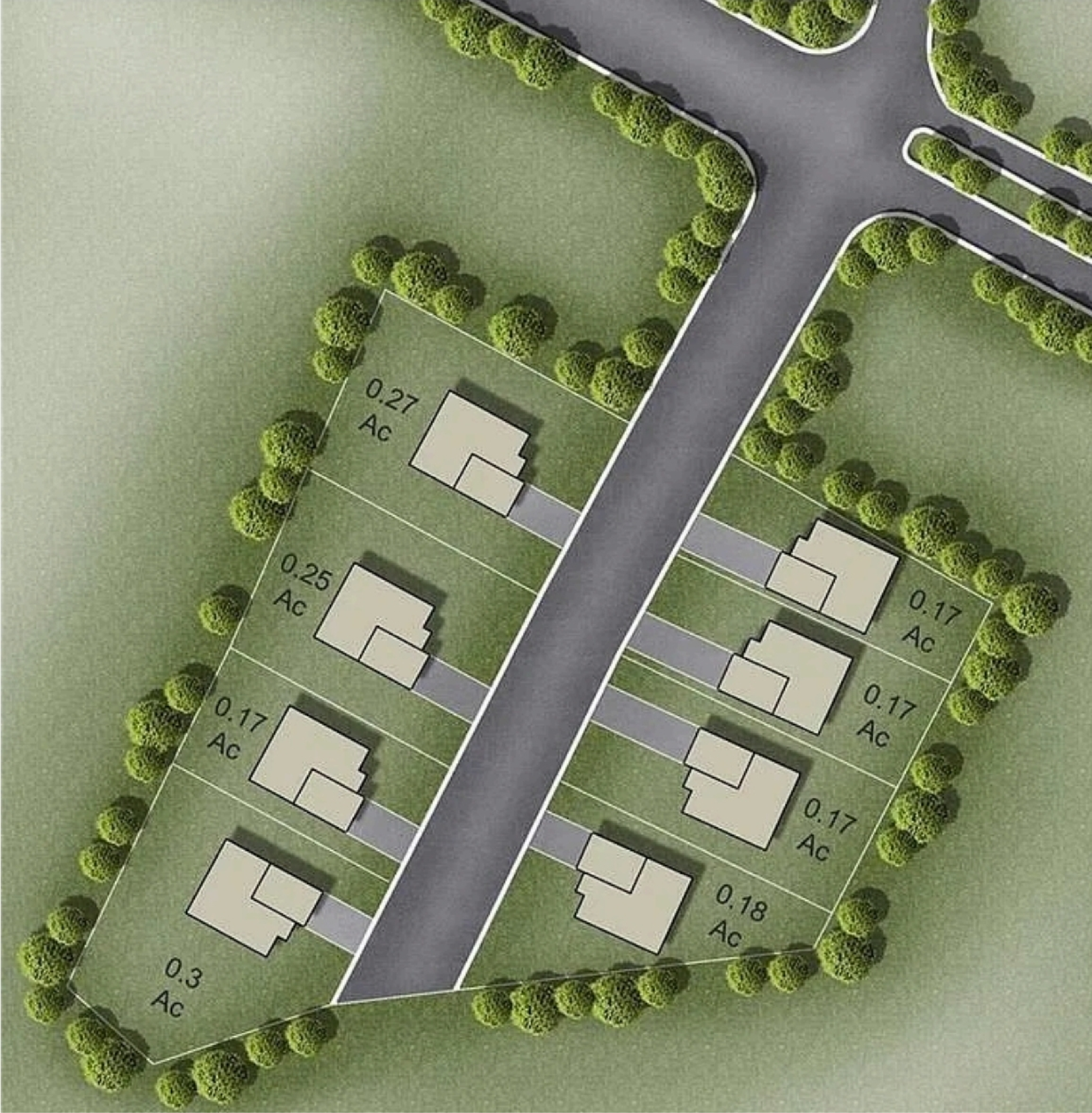 Site plan rendering of Fair Haven Landing